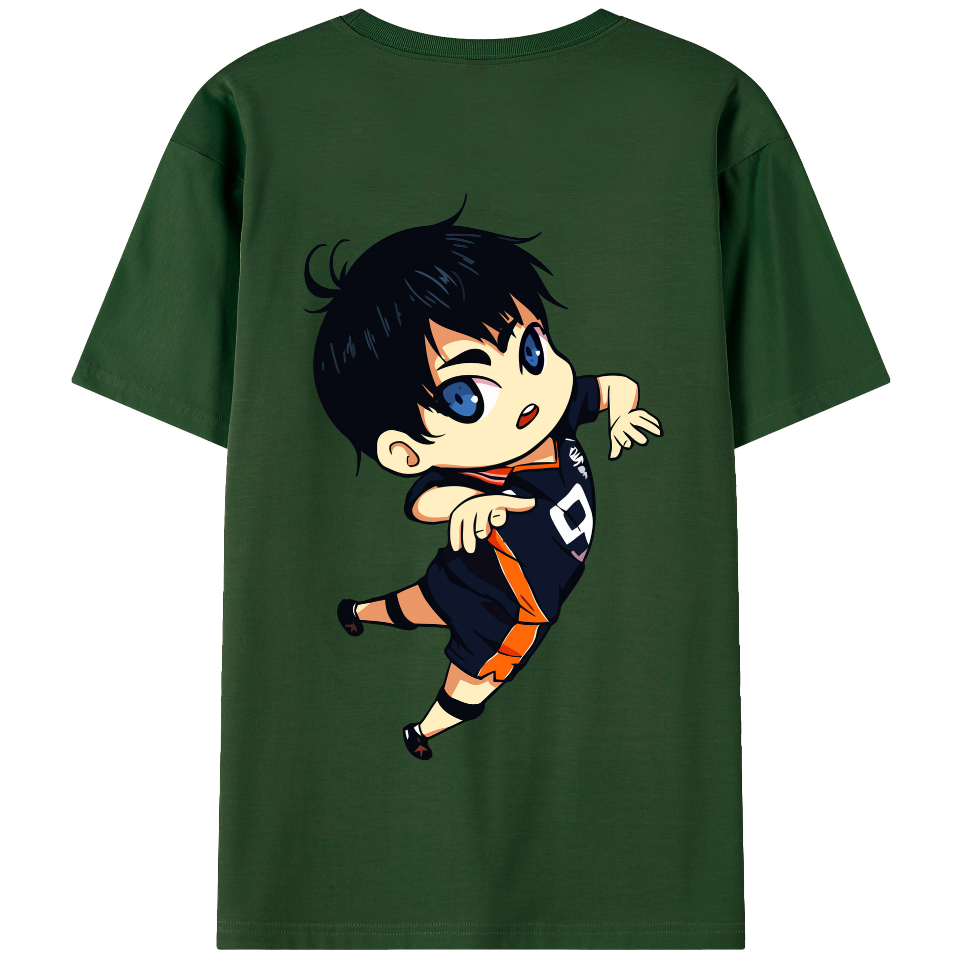 （画像用） ハイキュー!! Haikyu!! 綿100％半袖Tシャツ（背面プリント）